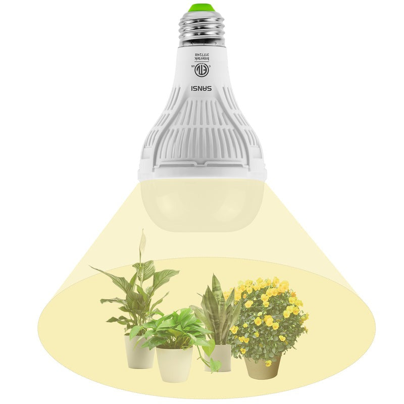 Sansi 15W Grow Light Bulb (A21, E27) Shopleaf Plant Studio