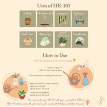 Load image into Gallery viewer, HB-101 Japan's #1 Plant Vitalizer (Organic & Non-Toxic)
