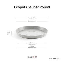 Load image into Gallery viewer, Ecopots Oslo High 52 with Saucer