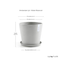 将图片加载到图库查看器，Ecopots Amsterdam 30 with Water Reservoir