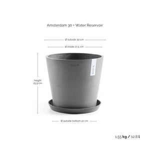 Ecopots Amsterdam 30 with Water Reservoir