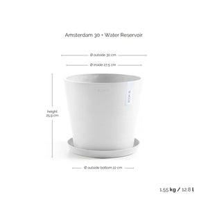 Ecopots Amsterdam 30 with Water Reservoir