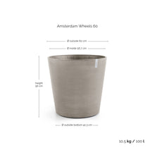 Load image into Gallery viewer, Ecopots Amsterdam 60 with Wheels