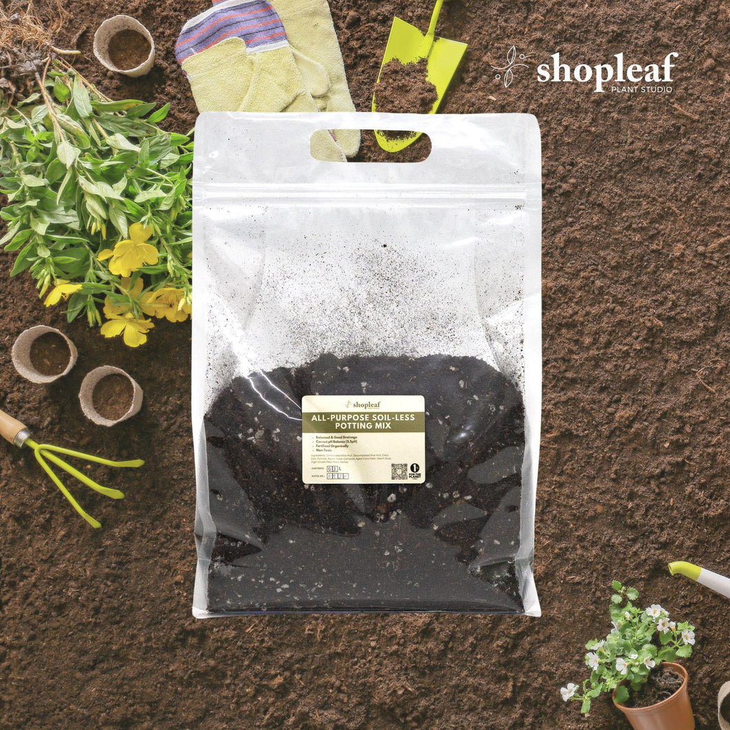 ph of potting mix All-Purpose Soil-Less Potting Mix
