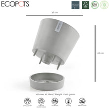 将图片加载到图库查看器，Ecopots Venice 2 30 Smart Pot