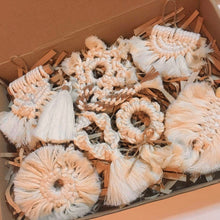 Load image into Gallery viewer, Macrame Christmas Ornaments