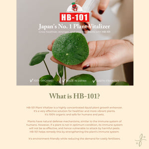 HB-101 Japan's #1 Plant Vitalizer (Organic & Non-Toxic)
