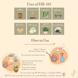 HB-101 Japan's #1 Plant Vitalizer (Organic & Non-Toxic)
